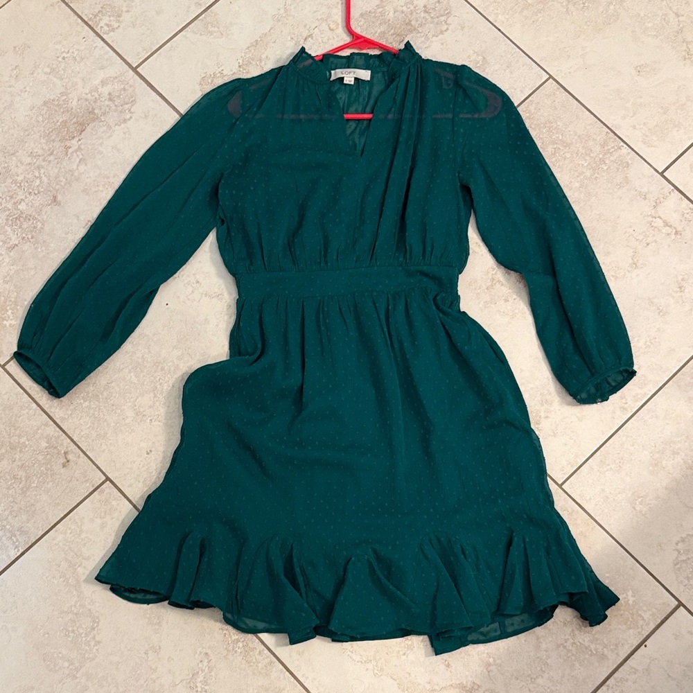 LOFT green Casual Dress